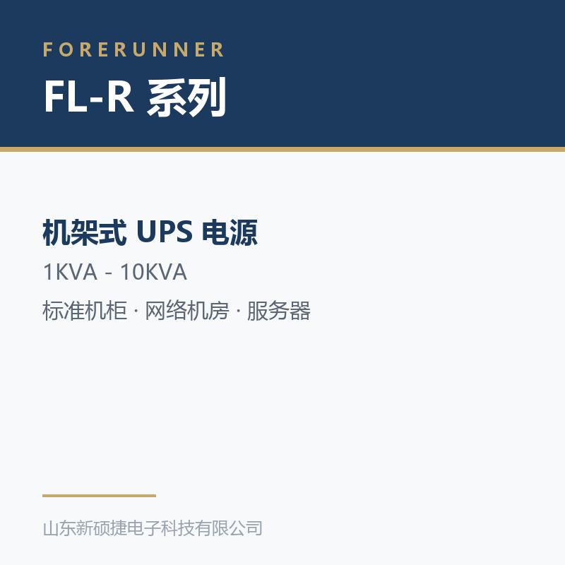 FL-R 系列机架式 UPS(淄博淄川区UPS电源)